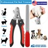Dog Nail Clippers Professional Pet Nail Trimmer for Pet Claw Grooming Pet Claw Care with Safety Guard to Avoid Over-Cutting Nails Free Nail File