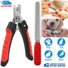 Dog Nail Clippers Professional Pet Nail Trimmer for Pet Claw Grooming Pet Claw Care with Safety Guard to Avoid Over-Cutting Nails Free Nail File