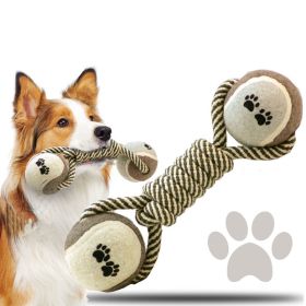 Dog Braided Rope Toy Durable Dog Toys for Aggressive Chewers Dog Chew Toys Teeth Cleaning Safe Bite Resistant Toothbrush Stick for Puppies & Middle D)