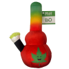 My Name is Bo da Bong, Funny Squeaky Weed Dog Toy, Cute Stuffed Parody Rasta Pot Bong, Cool Plush 420 Novelty Gift for Puppies & Small, Medium & Larg)