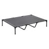 VEVOR Elevated Dog Bed for Large Dogs, Portable Raised Dog Cot with Steel Metal Frame and Breathable Teslin Mesh, Indoor & Outdoor Pet Cooling Raised)