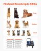 VEVOR Dog Bike Trailer, Supports up to 88 lbs, 2-in-1 Pet Stroller Cart Bicycle Carrier for Small & Large Dogs, Easy Folding Frame with Quick Release)