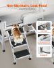 VEVOR 34 Inch Stainless Steel Dog Washing Station, Pet Grooming Tub with Hot & Cold Faucet, Showerhead, Home Wash Sink, Fits Small Cats and Dogs, Non)