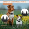 Dog Training Collar; 100% Waterproof Dog Shock Collar with Remote Range 1300ft; 3 Training Modes; Beep; Shock; Vibration; Rechargeable Electric Shock)