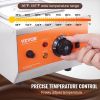 VEVOR Chocolate Tempering Machine, 9 Lbs 2 Tanks Chocolate Melting Pot with TEMP Control 86~185°F, 800W Stainless Steel Electric Commercial Food Warm)
