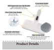 Dog Brush - Self Cleaning Dog and Cat Hair Brush, Efficient Shedding Grooming Tool for Long and Short Haired Dogs & Indoor Cats, Deshedding Comb (Gra)