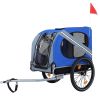 Large Folding Bike Trailer for Dogs â€“ 120LB Capacity All-Terrain Pet Carrier, Durable Steel Frame for Cycling, Jogging, Camping & Outdoor Adventures