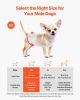 VEVOR Disposable Male Dog Diapers, Super Absorbent Male Dog Wraps, 360 ° Leak-Proof Belly Bands with Wetness Indicator for Doggies in Heat, Training,)
