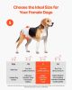 VEVOR Disposable Dog Diapers, Super Absorbent Female Dog Diapers, 360° Leak-Proof Female Doggy Pet Diaper with Wetness Indicator for Heat Period, Tra)