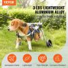 VEVOR 2 Wheels Dog Wheelchair for Back Legs, Pet Wheelchair Lightweight & Adjustable Assisting in Healing, Dog Cart/Wheelchair for Injured, Disabled,)