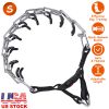 Adjustable Dog Choke Collar Training Chain Dog Necklace with Buckle for Small Medium Large Dogs