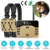 2 In 1 Wireless Electric Dog Fence Waterproof Pet Shock Boundary Containment System Electric Training Collar with 2 Receiver Collars for Small Medium