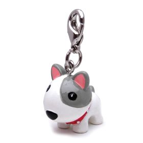 Poly 3 (Color: D White Dog with Spike Collar Charm)