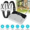 2 In 1 Wireless Electric Dog Fence Waterproof Pet Shock Boundary Containment System Electric Training Collar with 2 Receiver Collars for Small Medium