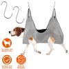 Cat Dog Hammock Helper Pet Grooming Hammock Harness Restraint Bag Helper Breathable for Nail Trimming Clipping