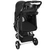 3 Wheels Pet Stroller Foldable Carrier Strolling Cart Travel Jogger Pet Stroller with Removable Liner Storage Basket for Dog Cat
