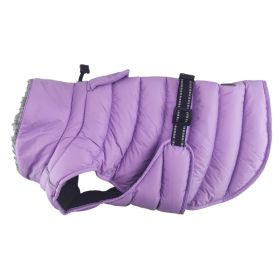 Alpine Extreme Weather Puffer Coat (Color: Soft Plum, size: X-Large)
