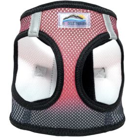 American River Choke Free Dog Harness Ombre Collection (Color: Sunset Pink, size: large)