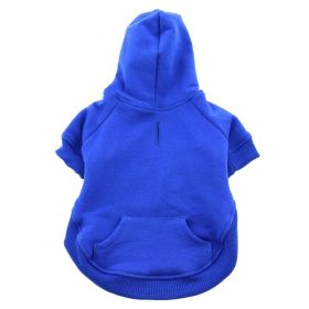Flex-Fit Dog Hoodie (Color: Blue, size: X-Large)