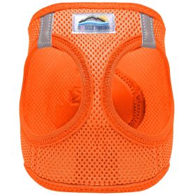 American River Solid Ultra Choke Free Dog Harness (Color: Hunter Orange, size: X-Small)