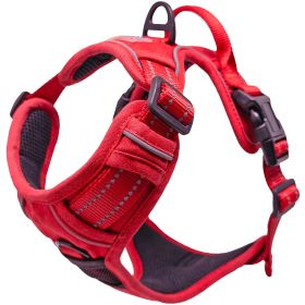 Venture Paw Pull Control Dog Harness (Color: Crimson, size: small)