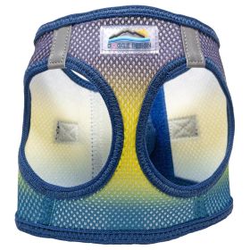 American River Choke Free Dog Harness Ombre Collection (Color: Cosmic Splash, size: small)