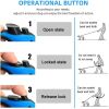 Dog Leash Retractable for Small Medium Dog up to 33lbs Nylon Tape/Ribbon Anti-Slip Handle One-Handed Brake Pause Lock